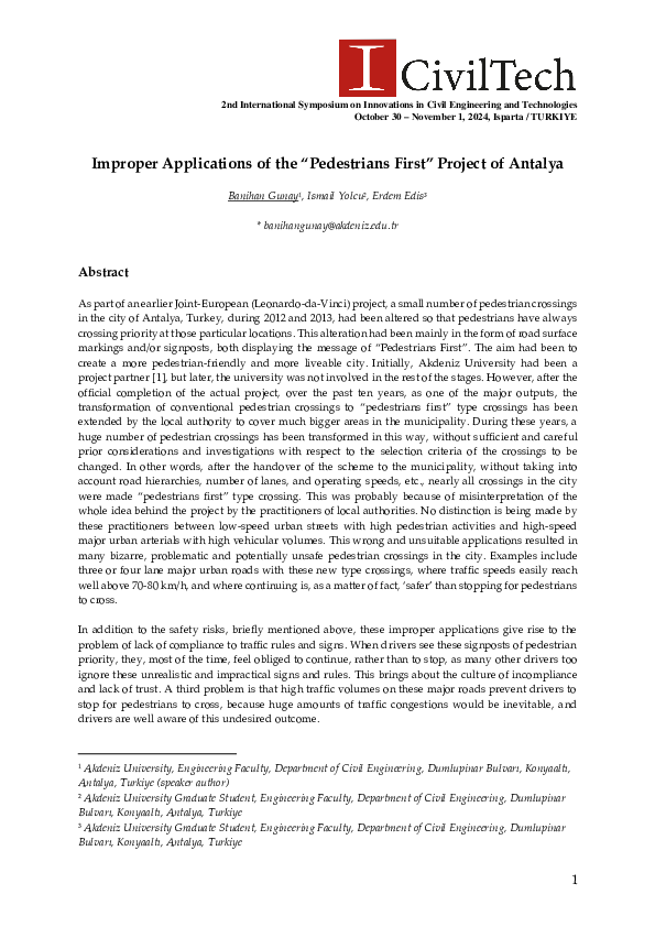 (PDF) Improper Applications of the 