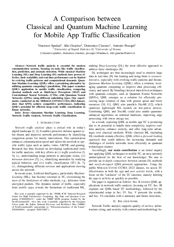 (PDF) A Comparison between Classical and Quantum Machine Learning for ...