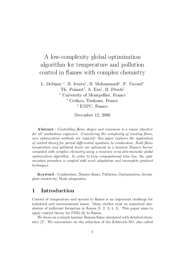 (PDF) A low-complexity global optimization algorithm for temperature ...