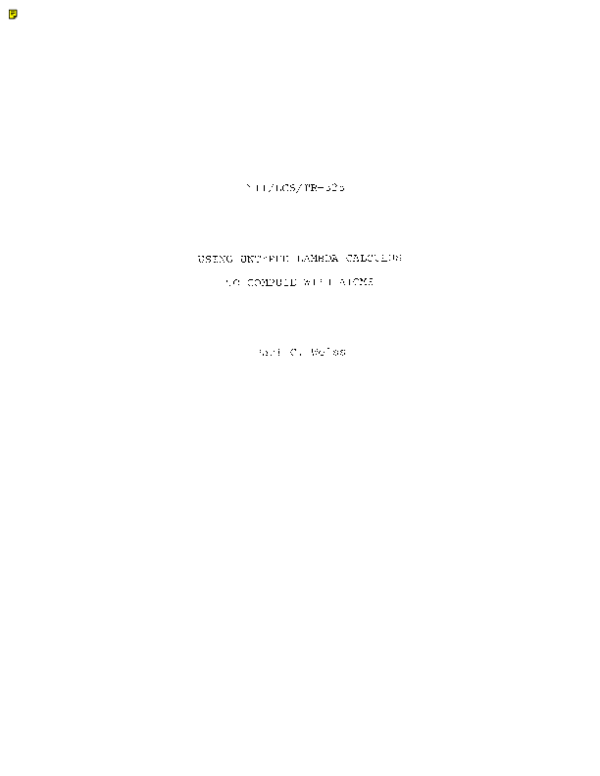 (PDF) Using Untyped Lambda Calculus To Compute With Atoms