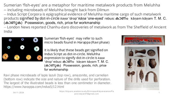 (PDF) Sumerian ‘fish-eyes’ are a metaphor for maritime metalwork ...