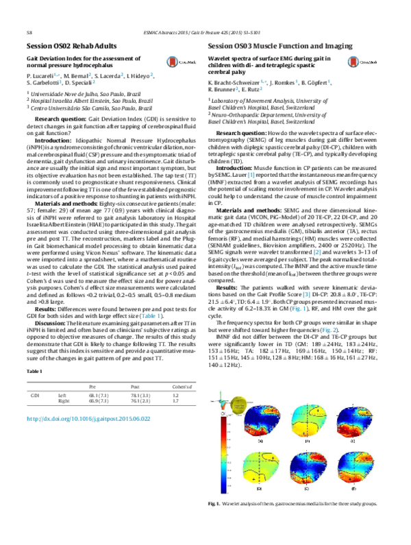 (PDF) Gait Deviation Index for the assessment of normal pressure ...