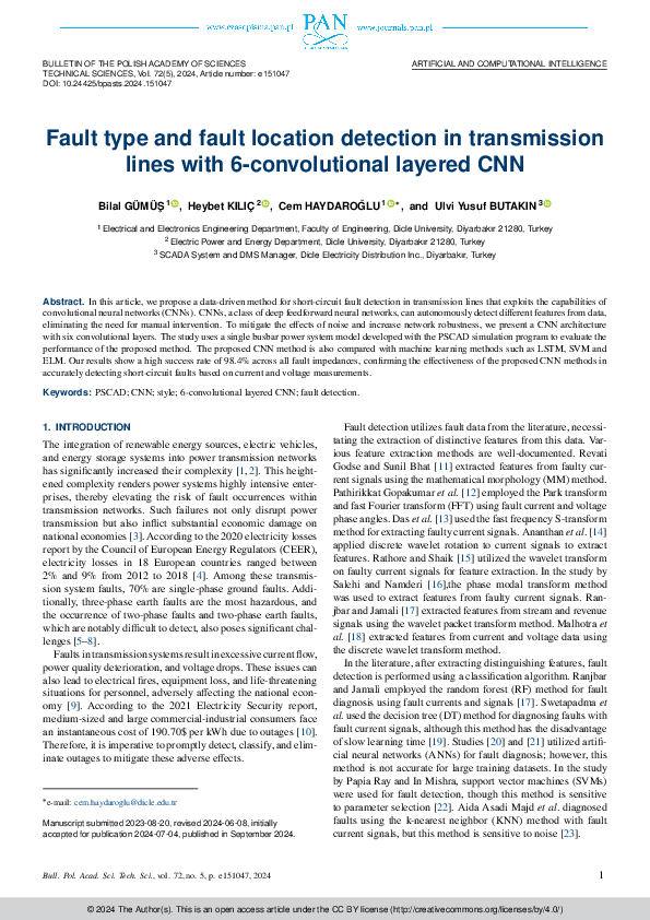 (PDF) Fault type and fault location detection in transmission lines ...
