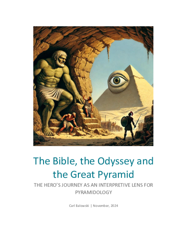 (PDF) The Odyssey, the Bible, and the Great Pyramid: How the Hero's ...