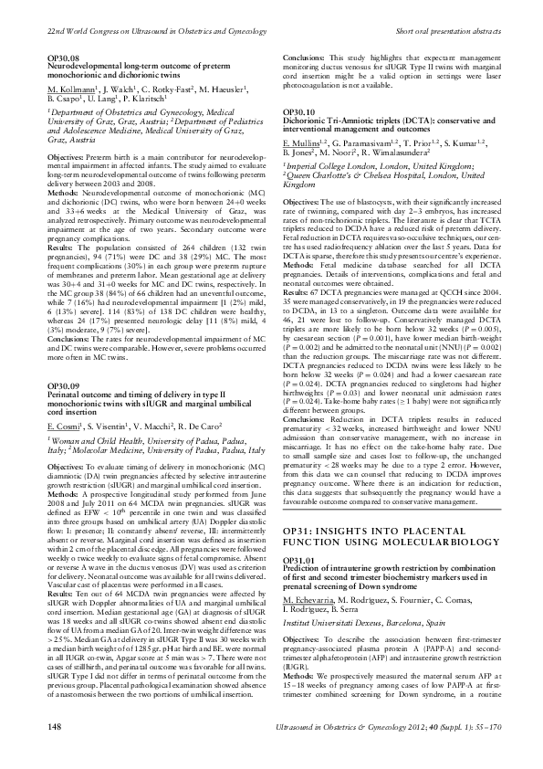 (PDF) OP30.08: Neurodevelopmental long‐term outcome of preterm ...