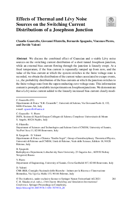 (PDF) Effects of Thermal and Lévy Noise Sources on the Switching ...