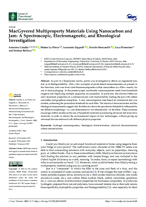(PDF) MacGyvered Multiproperty Materials Using Nanocarbon and Jam: A ...