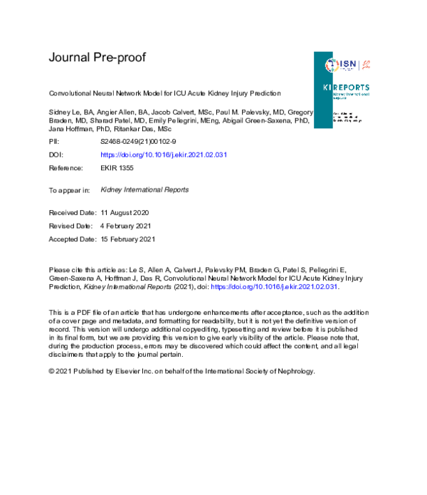 (PDF) Development and Validation of a Convolutional Neural Network ...