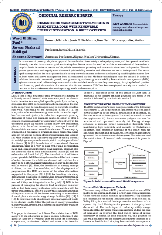 (PDF) Demand Side Management Strategies in Residential Load with ...