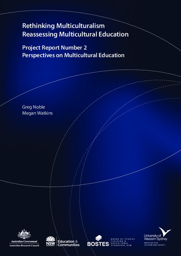 (PDF) Rethinking Multiculturalism Reassessing Multicultural Education