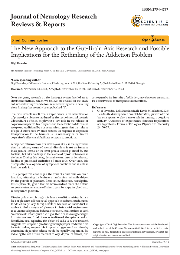 (PDF) The new approach to the gutbrain axis research and possible ...