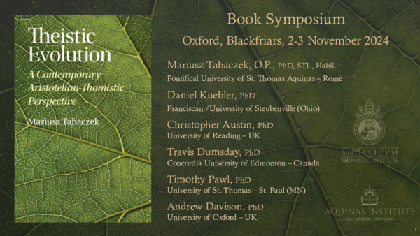 (PDF) Book Symposium - Theistic Evolution: A Contemporary Aristotelian ...