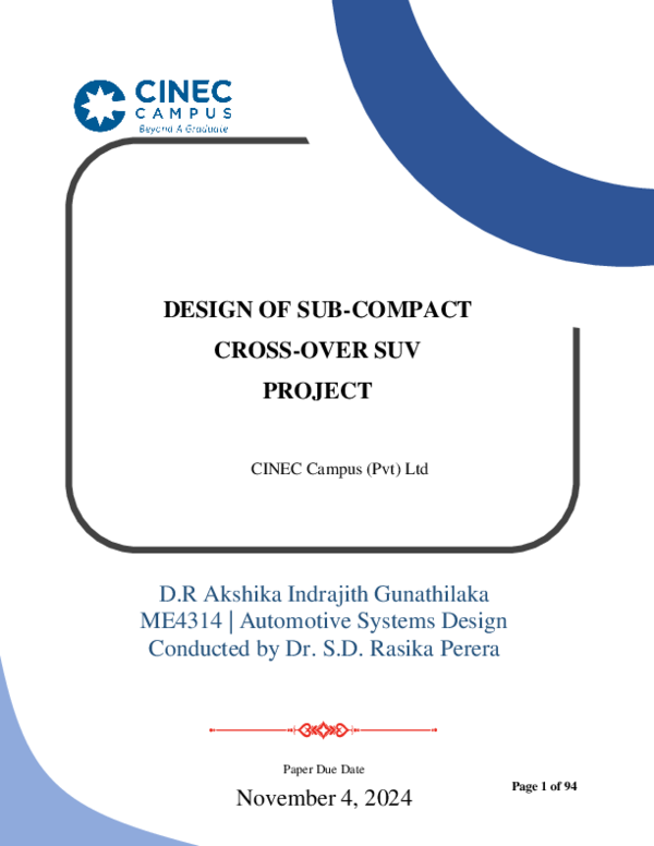 (PDF) Design Project Final Report M