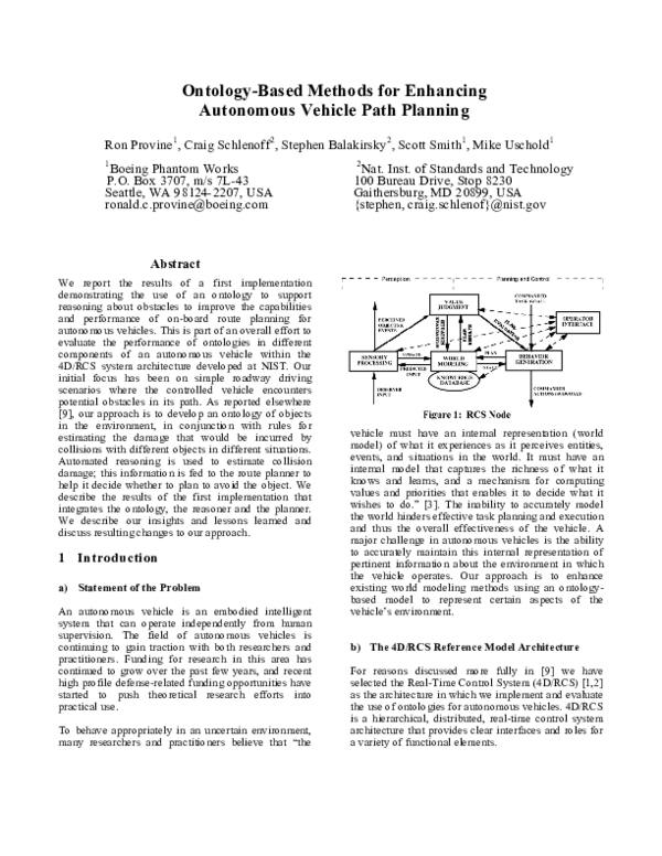 (PDF) Ontology-based methods for enhancing autonomous vehicle path planning