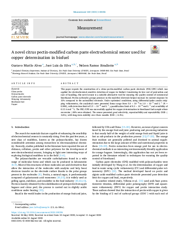 (PDF) A novel citrus pectin-modified carbon paste electrochemical ...