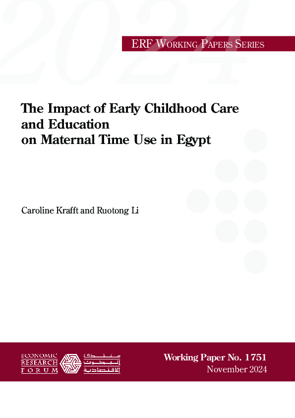 (PDF) The Impact of Early Childhood Care and Education on Maternal Time ...