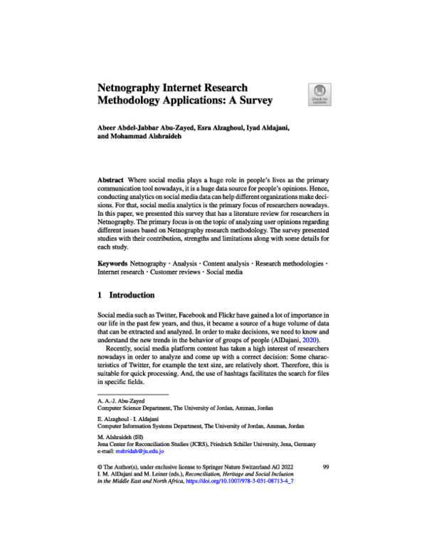 (PDF) Netnography Internet Research Methodlogy application
