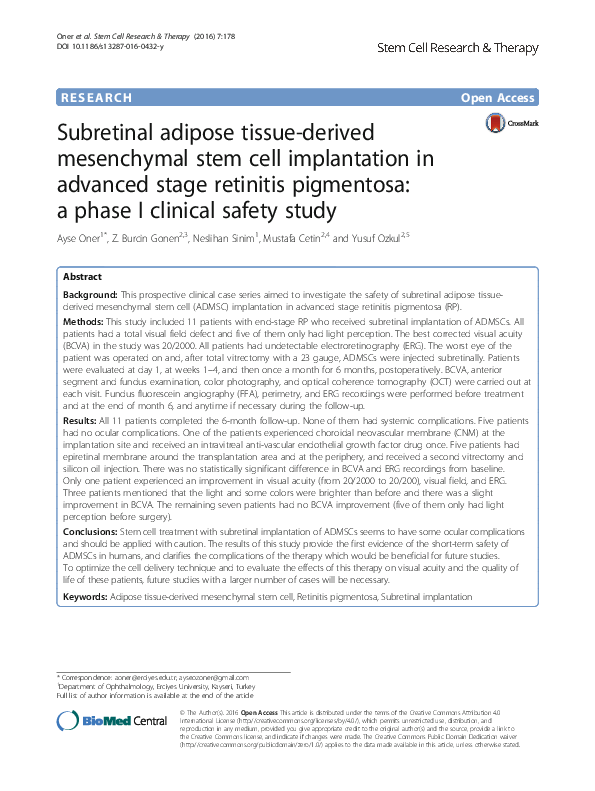 (PDF) Subretinal adipose tissue-derived mesenchymal stem cell ...