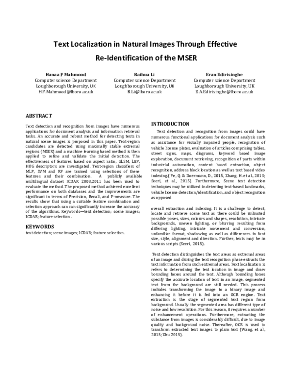 (PDF) Text localization in natural images through effective re ...