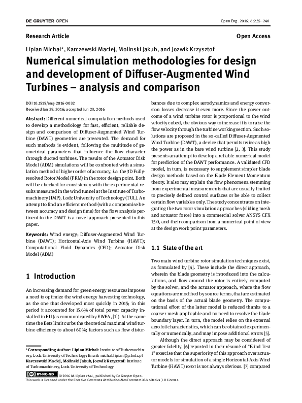 (PDF) Numerical simulation methodologies for design and development of ...