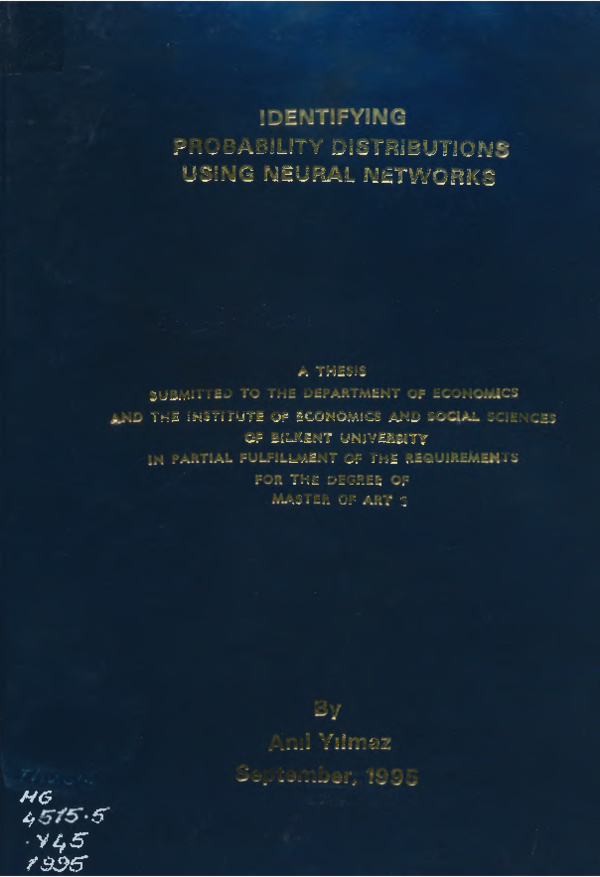 (PDF) Identifying probability distributions using neural networks