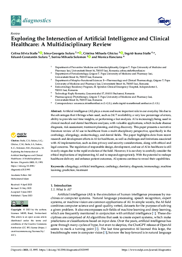(PDF) Exploring the Intersection of Artificial Intelligence and ...