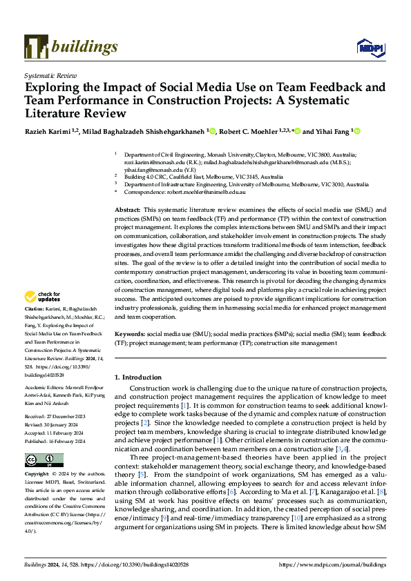(PDF) Exploring the Impact of Social Media Use on Team Feedback and ...