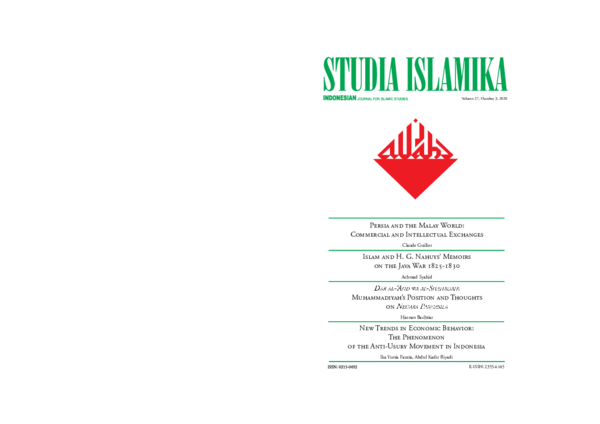 (PDF) Islam and H. G. Nahuys’ Memoirs on the Java War 1825-1830