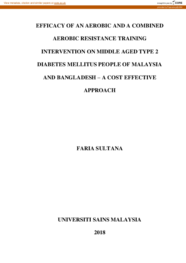 (PDF) Efficacy of an aerobic and a combined aerobic resistance training ...