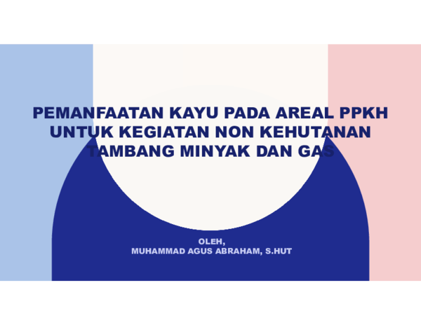(PDF) Pemanfaatan Kayu Pada Areal PPKH Untuk Kegiatan Non Kehutanan ...