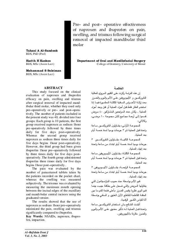 Curated visual reference: Picture Idea: Pdf Pre And Post Operative Effectiveness Of Naproxen And Ibuprofen