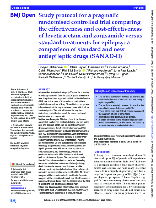 (PDF) Study protocol for a pragmatic randomised controlled trial ...