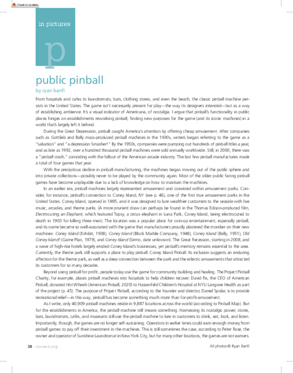 (PDF) Public Pinball