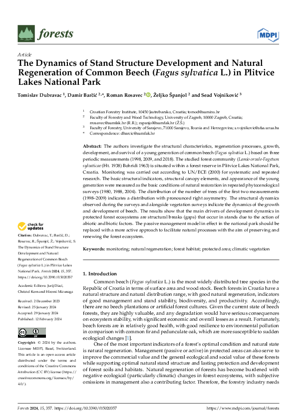 (PDF) The Dynamics of Stand Structure Development and Natural ...