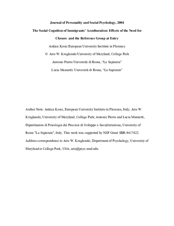(PDF) Journal of Personality and Social Psychology, 2004 The Social ...