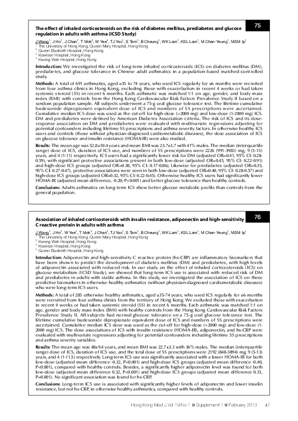 (PDF) The Effect Of Inhaled Corticosteroids On The Risk Of Diabetes ...