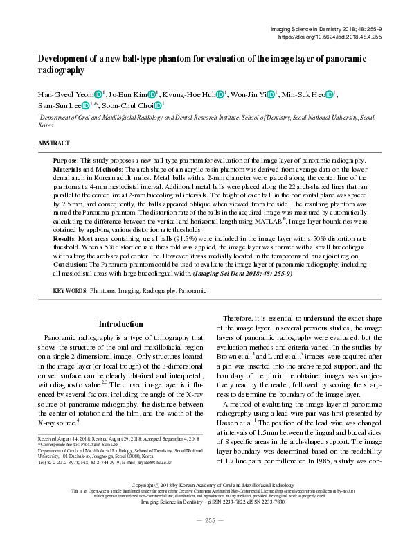 (PDF) Development of a new ball-type phantom for evaluation of the ...