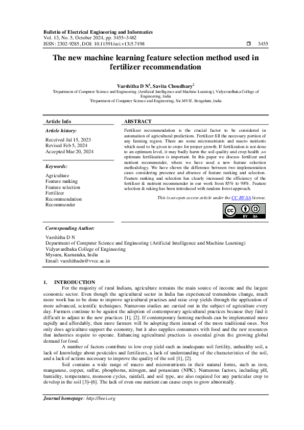 (PDF) The new machine learning feature selection method used in ...