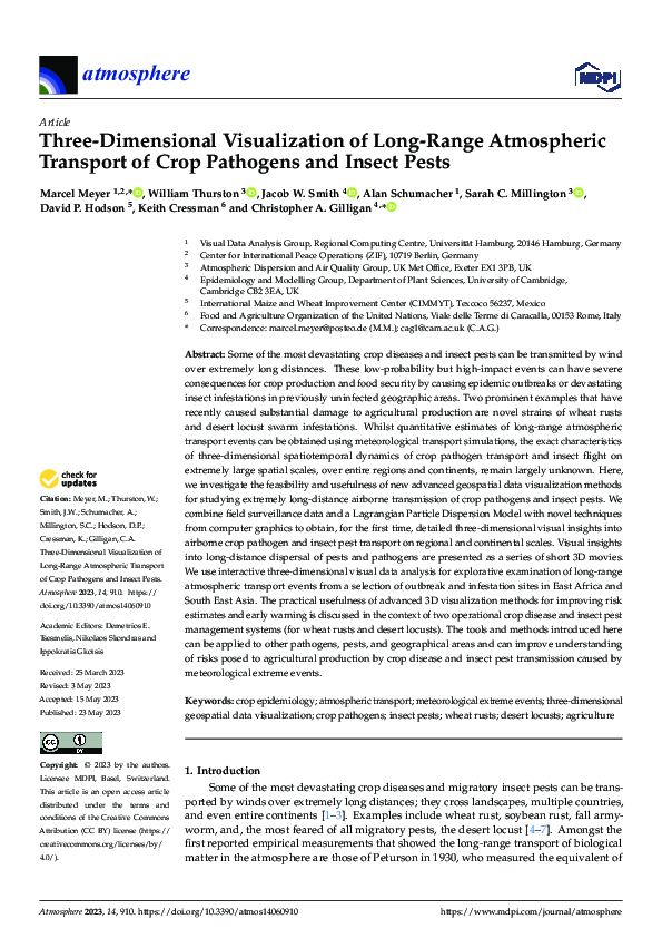 (PDF) Three-Dimensional Visualization of Long-Range Atmospheric ...