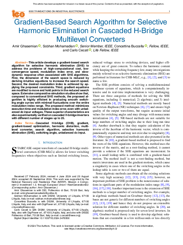 (PDF) Gradient Based Search Algorithm for Selective Harmonic ...