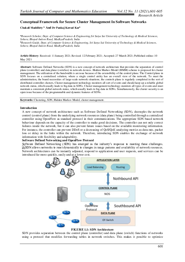(PDF) Conceptual Framework for Secure Cluster Management In Software ...