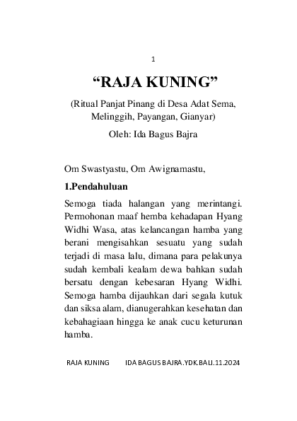 (PDF) RAJA KUNING A5 XXXX