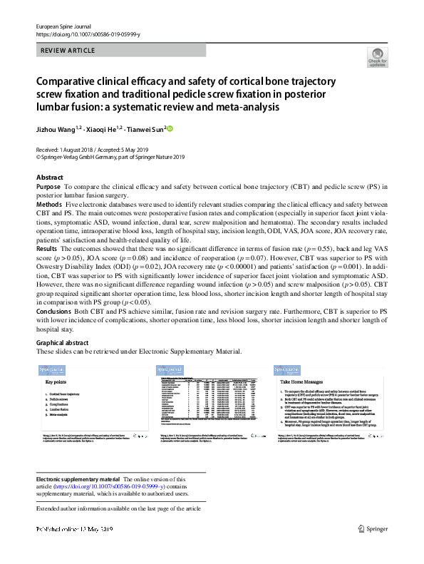 (PDF) Comparative clinical efficacy and safety of cortical bone ...