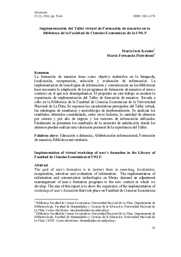(PDF) Implementation of virtual workshop of user’s formation in the ...