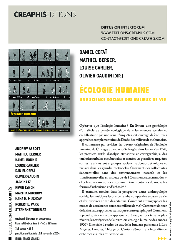 (PDF) [2024] avec D. Cefaï, M. Berger & L. Carlier (dir.), 