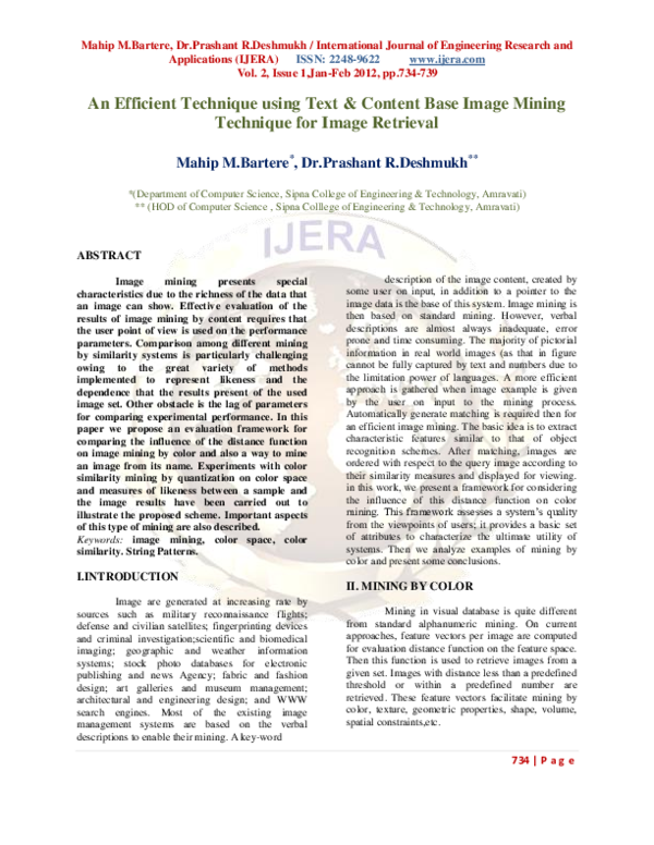 (PDF) An Efficient Technique using Text & Content Base Image Mining ...