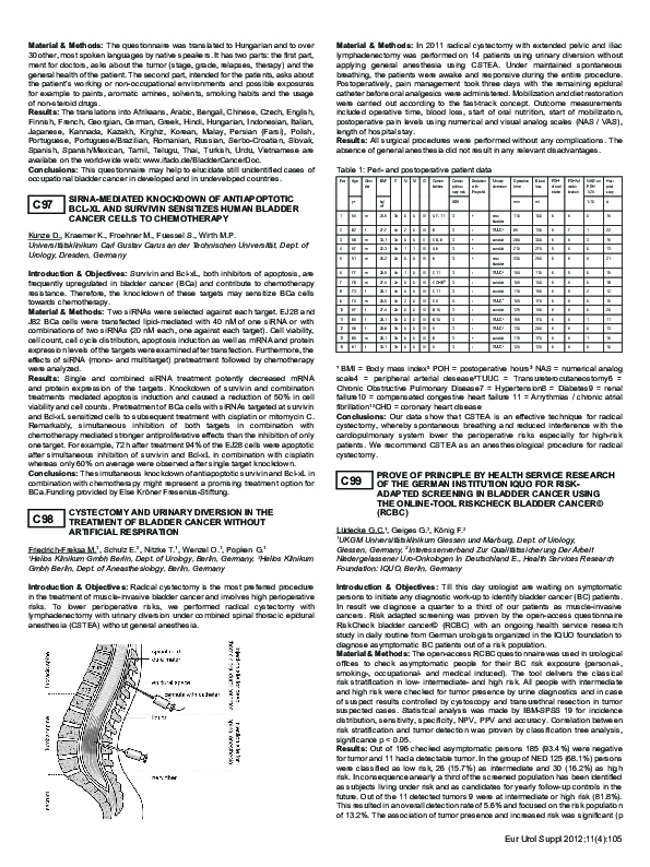 (PDF) C99 PROVE OF PRINCIPLE BY HEALTH SERVICE RESEARCH OF THE GERMAN ...