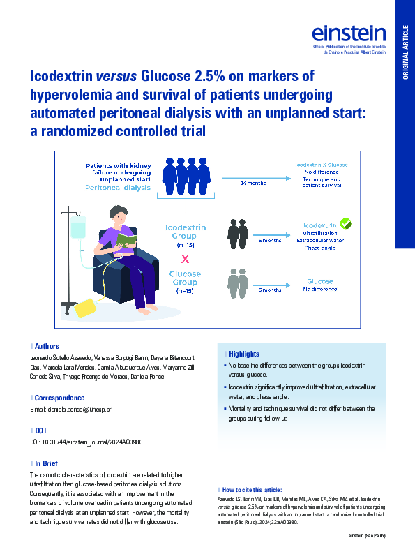 (PDF) Icodextrin versus Glucose 2.5% on markers of hypervolemia and ...