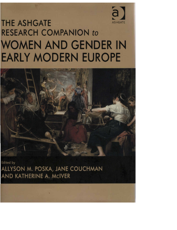 (PDF) Review of Companion to Women and Gender in Early Modern Europe ...