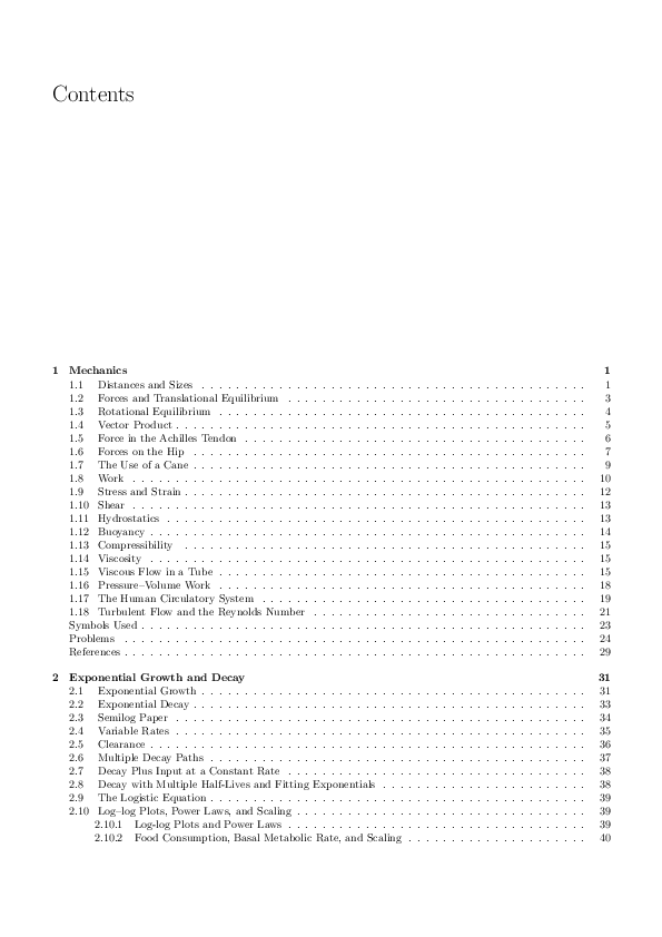 (PDF) Intermediate Physics for Medicine and Biology
